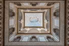 128759587-4073 Ceiling and decoration Royal Alcazar of Sevilla, Andalusia, Spain
