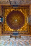 Decoration ceiling Royal Alcazar of Sevilla Decoration ceiling Royal Alcazar of Sevilla, Andalusia, Spain