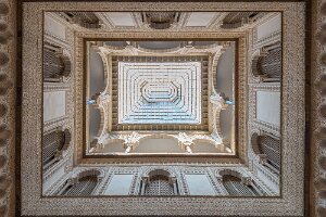 128759587-4073 Ceiling and decoration Royal Alcazar of Sevilla, Andalusia, Spain